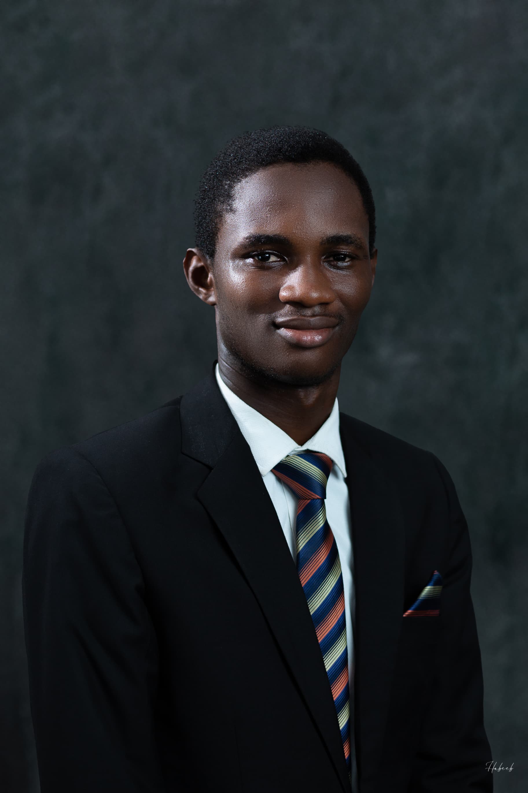 Headshot of Mustapha Madehin, the KV Klub's President