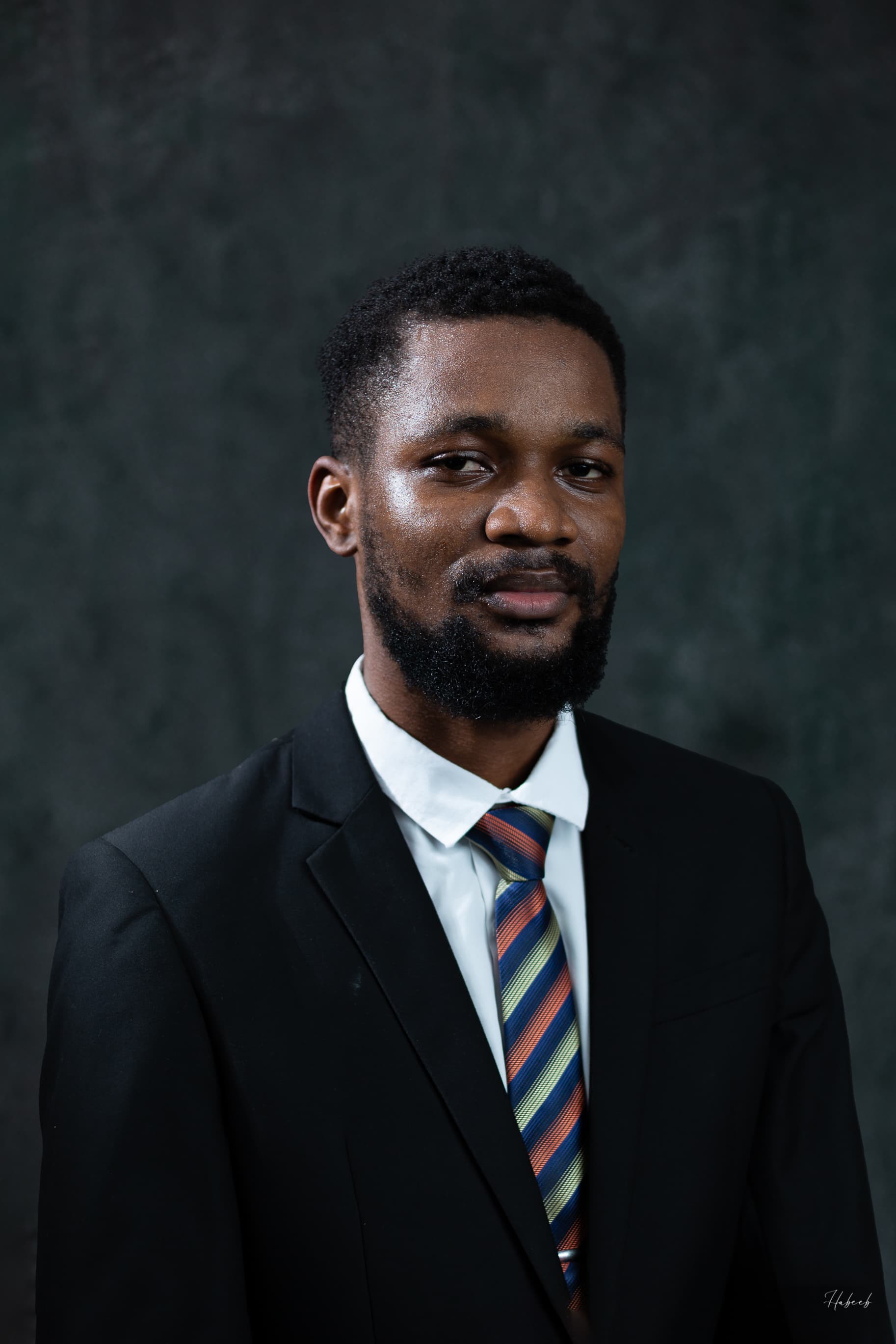 Headshot of Mustapha Madehin, the KV Klub's President