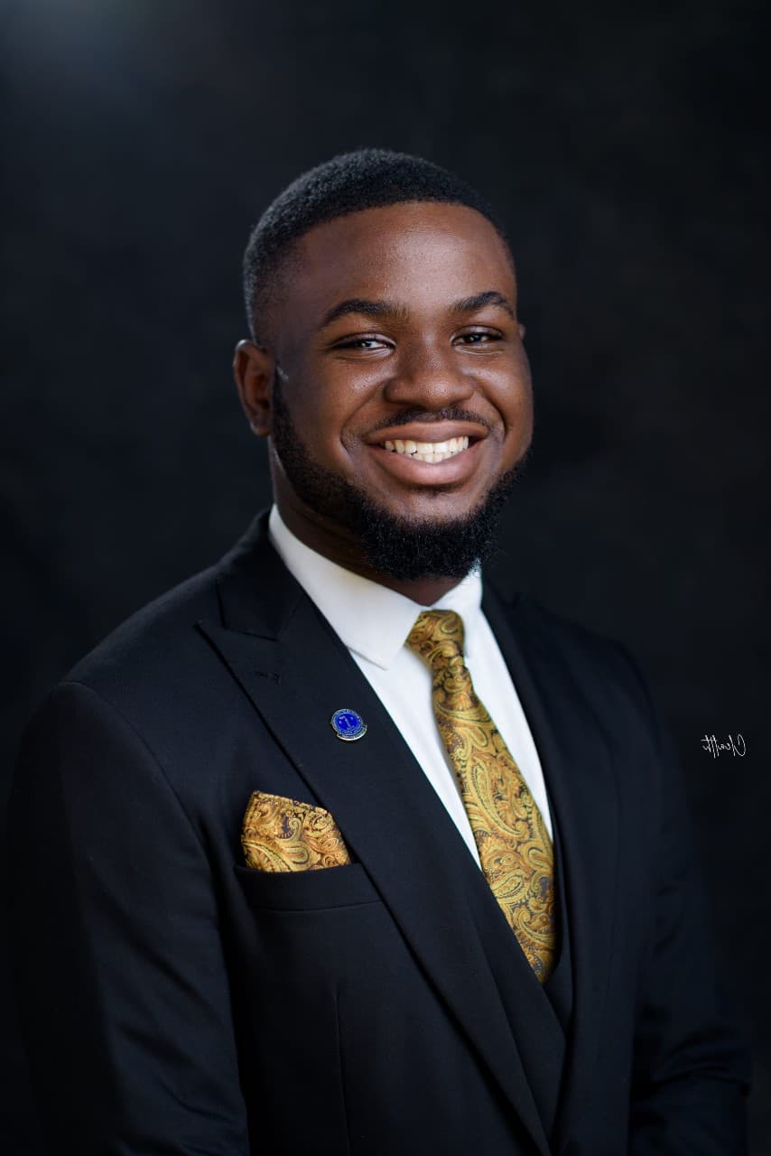 Headshot of Mustapha Madehin, the KV Klub's President